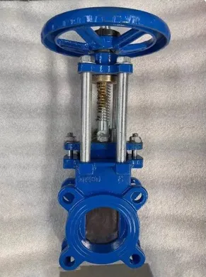 Supapă manuală cu cuțit